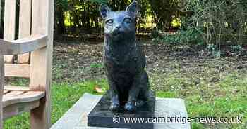 Photos show 'Ely's most famous cat' remembered in amazing new memorial