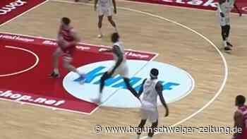 Spiel Highlights zu Würzburg Baskets - Basketball Löwen Braunschweig (1)