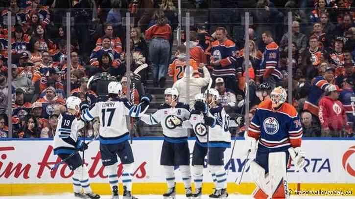 Scheifele scores in OT as Jets ground Oilers 3-2
