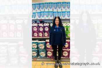 Great Harwood Aldi employee celebrates 30 years at company