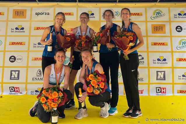 Vrouwen van Dilbeek AC veroveren brons op BK Ekiden en grijpen net naast clubrecord: “De aankomst in het Koning Boudewijnstadion was grandioos”