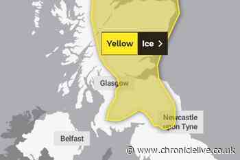 Met Office issues weather warning for ice as North East recovers from Storm Babet