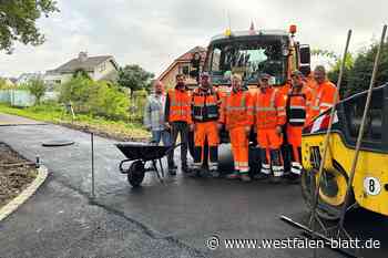 Bahndamm Sommerau in Paderborn-Marienloh barrierefrei ausgebaut