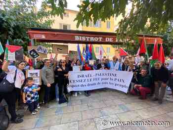 Près de 200 personnes rassemblées à Toulon ce dimanche matin pour la paix au Proche-Orient