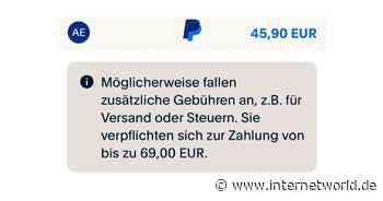 Paypal sorgt mit Meldung über Zusatzgebühren für Umsatzeinbußen bei HändlerInnen