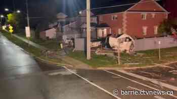 Driver sent to hospital after serious crash in Tottenham, Ont.