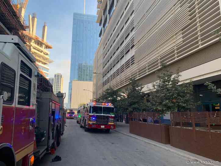 Person detained following hi-rise fire in downtown Austin