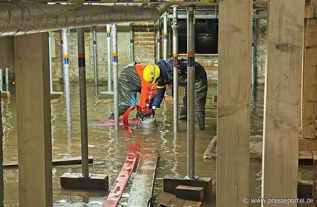 THW HH MV SH: Technisches Hilfswerk (THW) im Sturmflut-Einsatz im Norden - Erste Einsatzbilanz