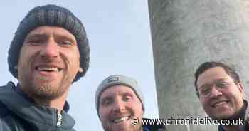 Tyneside man's 100,000 steps challenge to support friend with Motor Neurone Disease