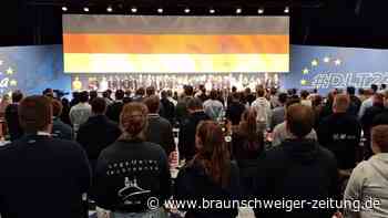 Nationalhymne auf dem Deutschlandtag in Braunschweig