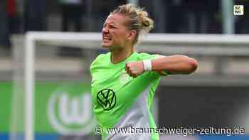 Alexandra Popp rettet den VfL-Frauen das lachende Auge