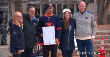Edmonton proclaims Heritage Classic Week with Pucks on the Plaza event