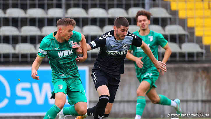 Nur noch zwei Punkte über dem ominösen Strich: Burghausen verliert in Augsburg