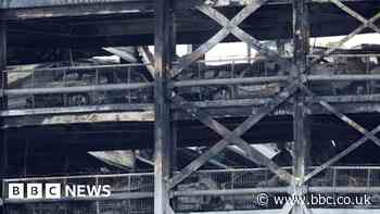 Luton Airport Fire: Cars to be removed to stabilise car park