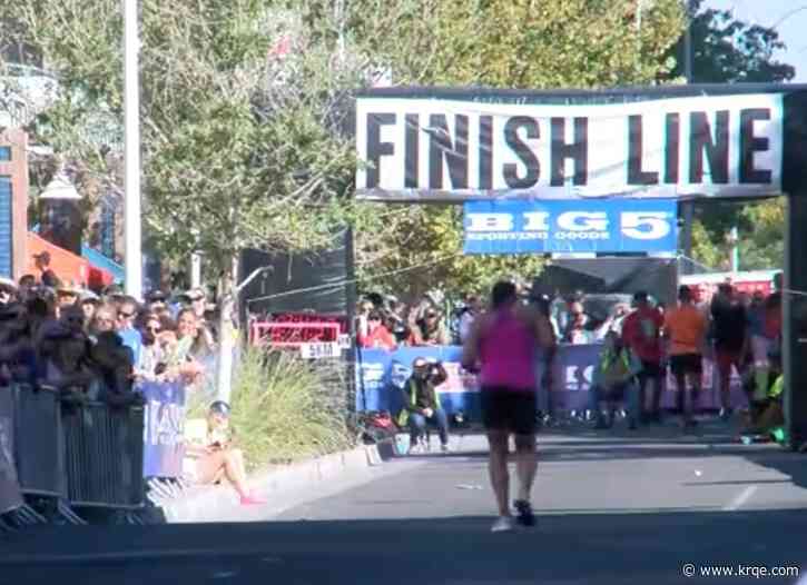 Runners, walkers participate in Duke City Marathon on Sunday