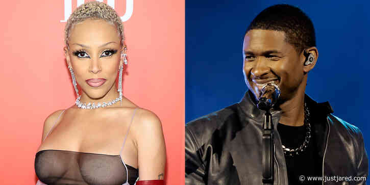 Usher Serenades Doja Cat on Her Birthday Weekend in Las Vegas!