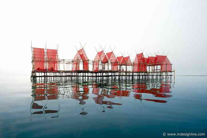 This bamboo-built ‘sea-to-table’ pavilion cultivates and serves its own oysters