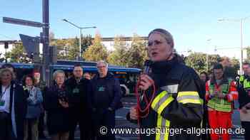 Katastrophenschutzübung mit 800 Einsatzkräften: Augsburg probte den Ernstfall