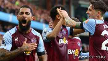 Aston Villa 4-1 West Ham United: Douglas Luiz scores twice as Villa move back to brink of top four