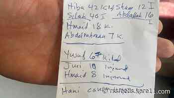 5 dead and 5 injured -- names on a scrap of paper show impact of Gaza war on a US family