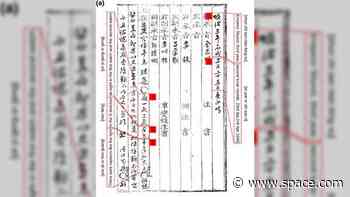 Strange anomaly in sun's solar cycle discovered in centuries-old texts from Korea