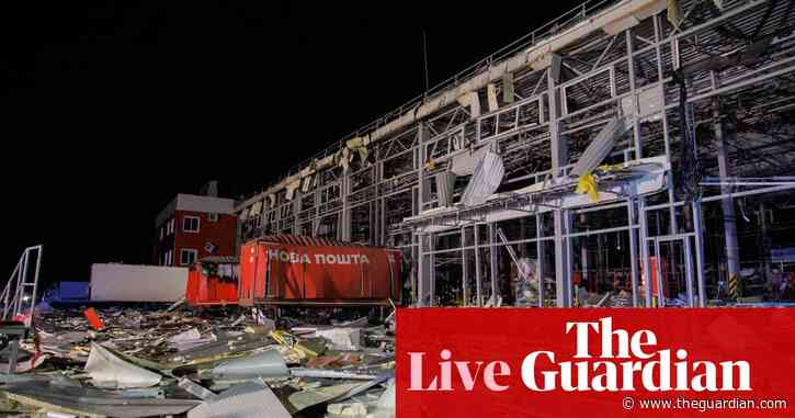 At least six dead and 16 wounded after Russian missile strike on postal centre – as it happened