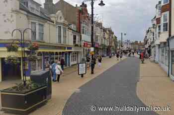 Bridlington street sealed off after reports a man climbed scaffolding and threw bricks