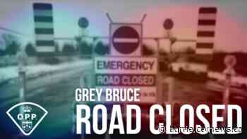 Single-vehicle collision closes Grey Road 16 in Chatsworth, Ont.