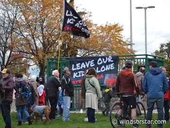 Leave Our Kids Alone Windsor rally draws protesters, counter-protest