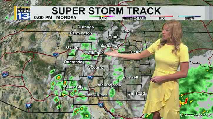 Fall storm to bring rain chances and a cool down to New Mexico