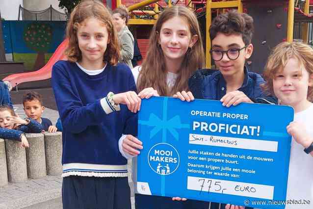 Drie Deurnse scholen krijgen beloning voor Operatie Proper