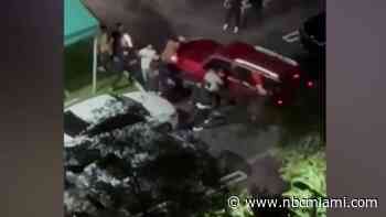 Video shows SUV plow into crowd before gunshots that injured young woman in Brickell