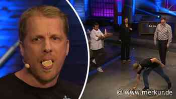 Ekel-Alarm bei „Grill den Henssler“: Oliver Pocher isst vom Studioboden