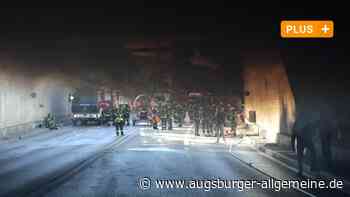 Busunfall vorm Tunnel: So üben Retter in Augsburg für die Katastrophe