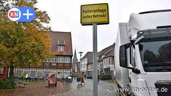 Wegen Gerichtsverhandlungen: Poller in der Plöner Fußgängerzone versenkt