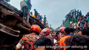 Zugunglück in Bangladesch: Mindestens 17 Tote