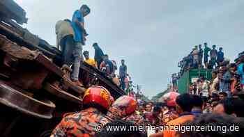Zugunglück in Bangladesch: Mindestens 17 Tote