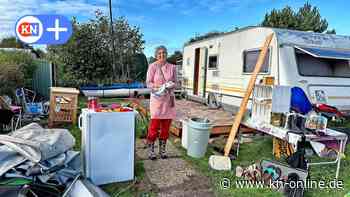 Schwedeneck nach Sturmflut: Aufräumen auf dem Campingplatz Grönwohld