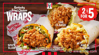 KFC's menu 'modernization' continues with a new wrap, dessert