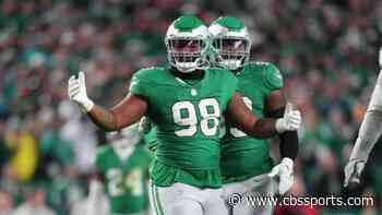 Eagles' Jalen Carter says Lakers' LeBron James inspired his viral flop vs. Dolphins