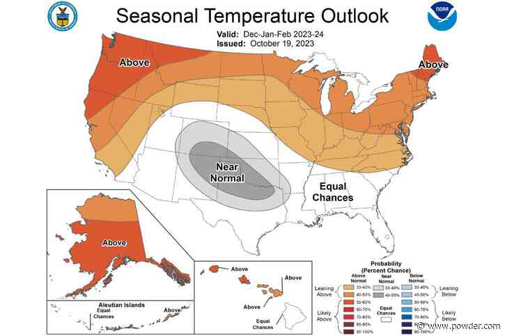 "Wetter South, Warmer North"- NOAA Releases Its '23/'24 Winter Weather Outlook