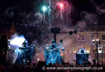 Les Commandos Percu show in Accrington town centre a success