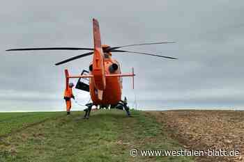 Reitunfall in Borchen-Etteln – Rettungshubschrauber im Einsatz