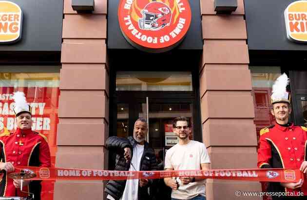Burger King® eröffnet Home of Football / Home of Football und Kansas City Chiefs Burger machen Lust auf American Football in Deutschland