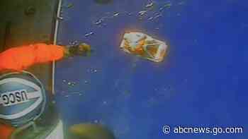 Coast Guard rescues 4 Canadians from capsized catamaran off North Carolina