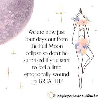 We are now just four days