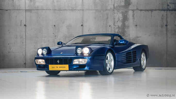 Deze unieke Ferrari 512 TR moet zo’n €3 miljoen opleveren