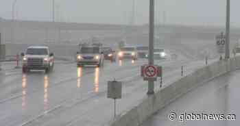 Snow slows Calgary-area drivers, demand spikes at local tire shops