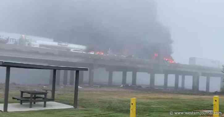 'Super Fog' Conditions Cause Massive Deadly Pile-Up on Interstate, Blocking Traffic in Both Directions