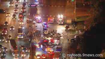 Choque de 7 vehículos cierra la avenida Colfax en dirección este en Aurora